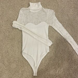 Free People Turtle Neck Bodysuit